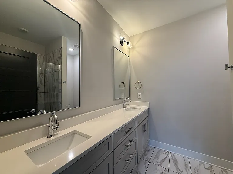 Primary bathroom counter