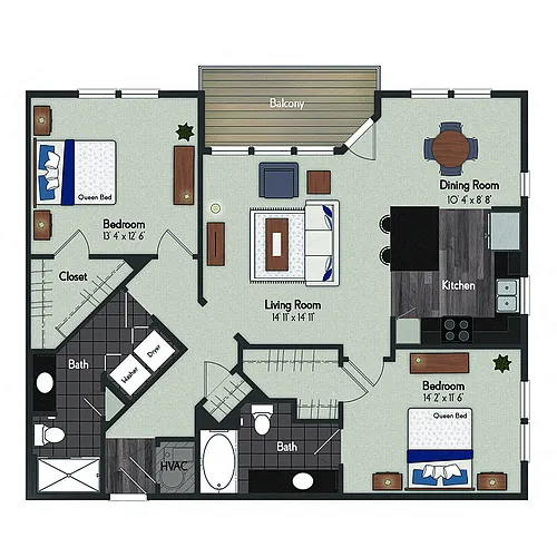 Floor plan The Western