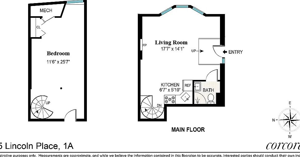 2nd image of 615-619 Lincoln Pl #1A