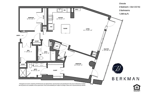 Floor plan Chorale