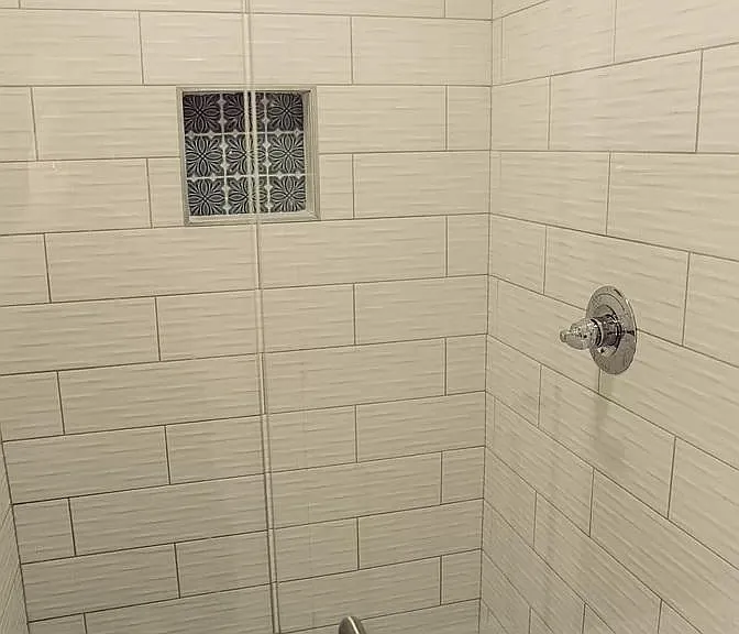 Master shower