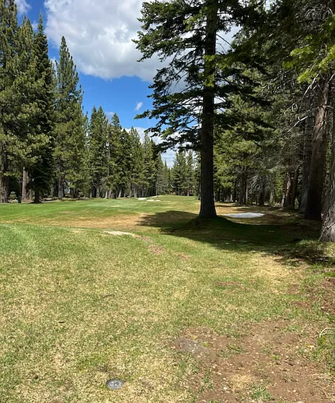 Steps from the golf course