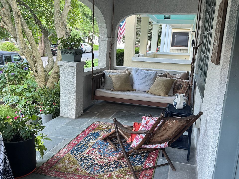 New front porch and entry.