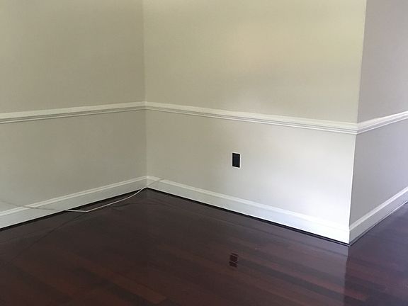 Living room with molding
