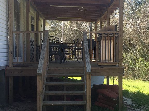 Stairs to back porch