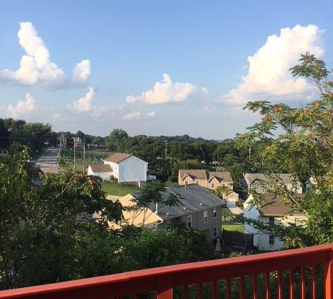 View from the back deck which opens off the living room