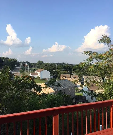 View from the back deck which opens off the living room