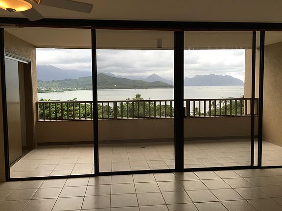 The view from l.ving room and lanai.
