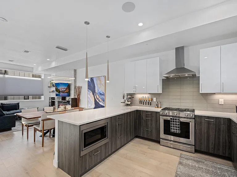 Kitchen with KitchenAid Gas Range