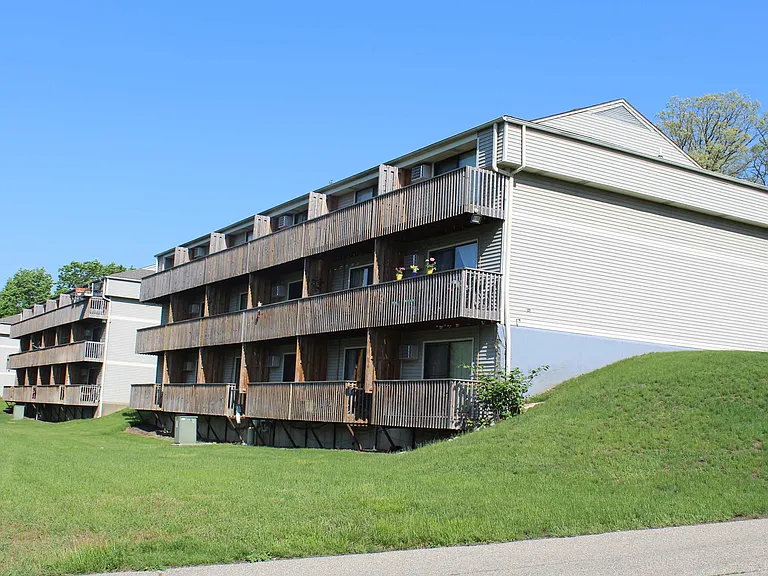 Exterior, side and rear view.