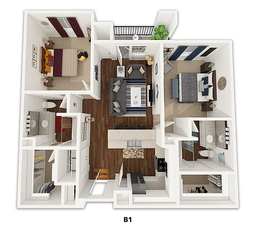 Floor plan B1