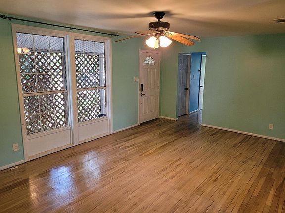 Entry and living room.