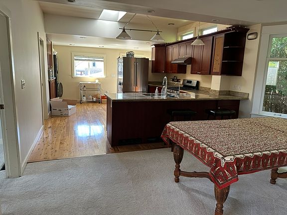 Dining table included