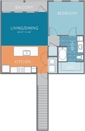 Floor plan A1U-BHG