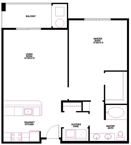Floor plan The Colley