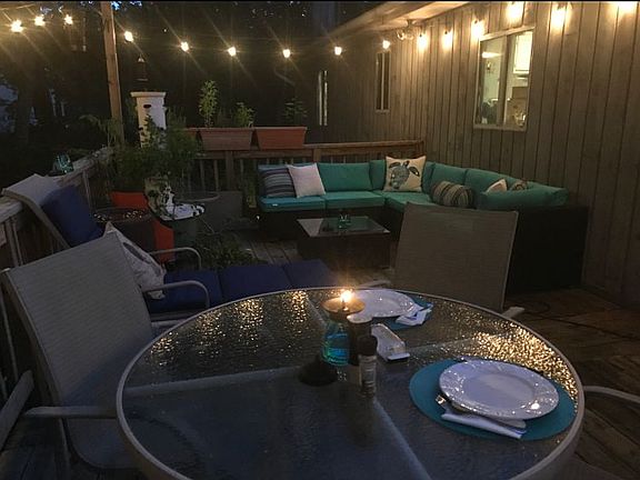 large deck for entertaining