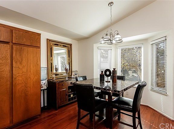 Large double pantry between dining room and kitchen.
