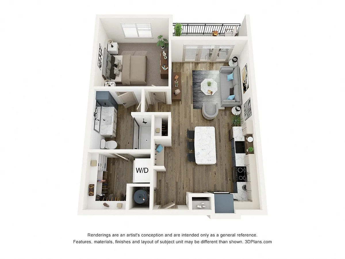 Floor plan A1E