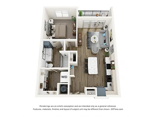Floor plan A1E