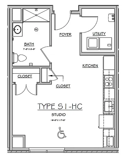 Floor plan S1 HC