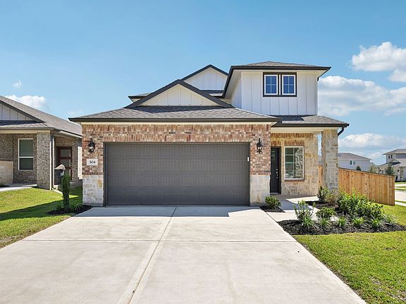 The Olympic floorplan in Pine Cove Lake of Montgomery, TX.
