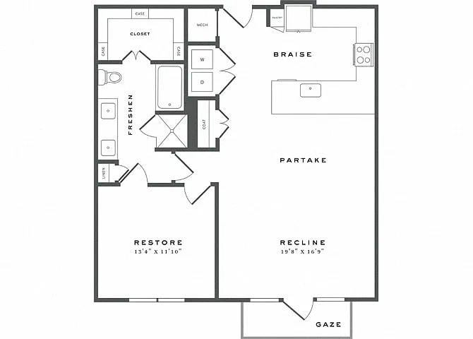 Floor plan A10
