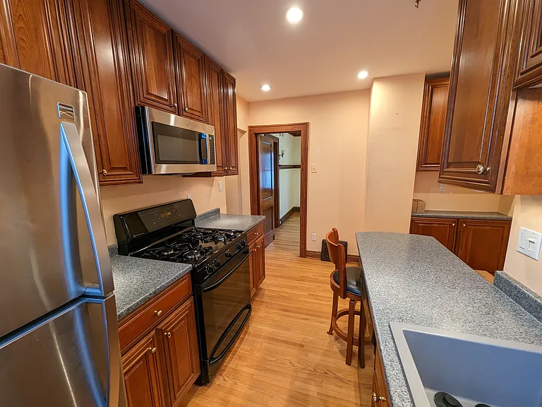 Kitchen looking west