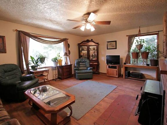 Living room w/wood insert