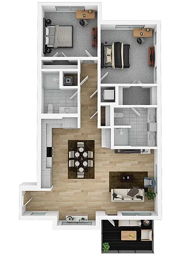 Floor plan B22