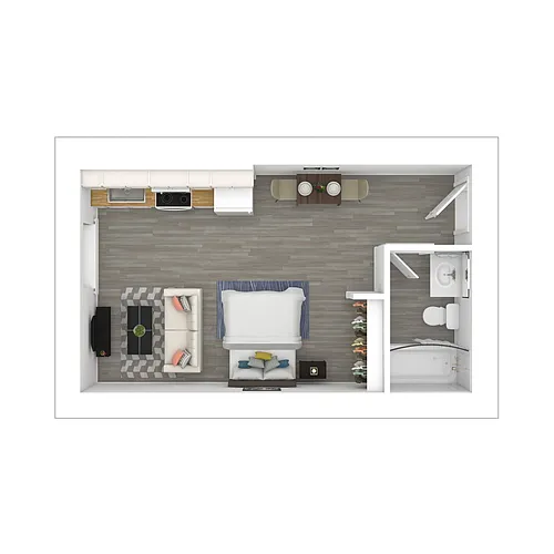 Floor plan Small Studio