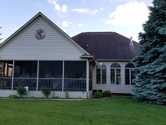 Back of house and patio