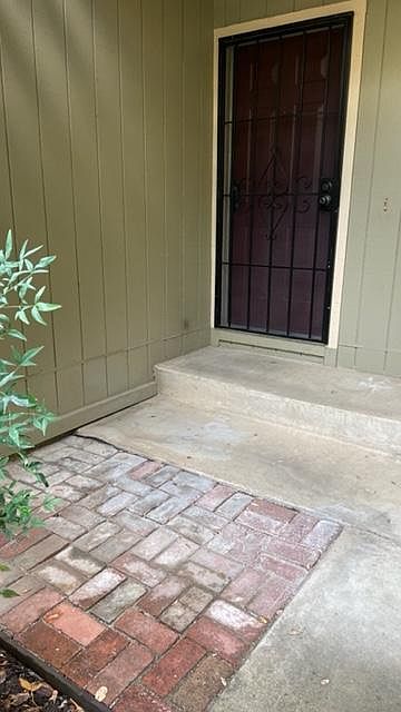 Front Door, with keyed security screen door