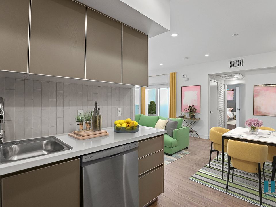 Kitchen, Dining, and Living Room Space