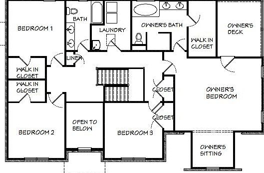 Second floor plan