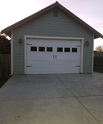 Large two car garage 