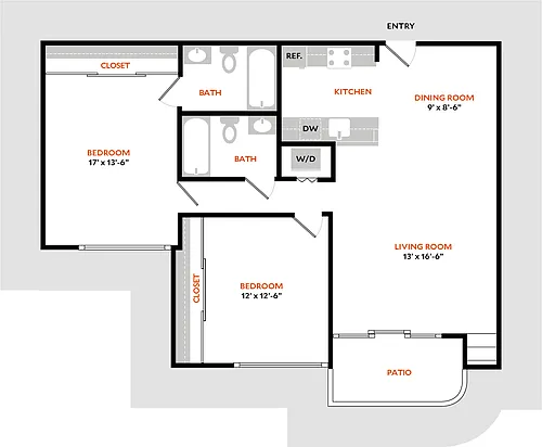 Floor plan Plan 2C