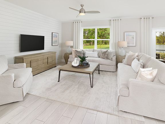 Beautiful, open gathering room, perfect for entertaining - Model Representation