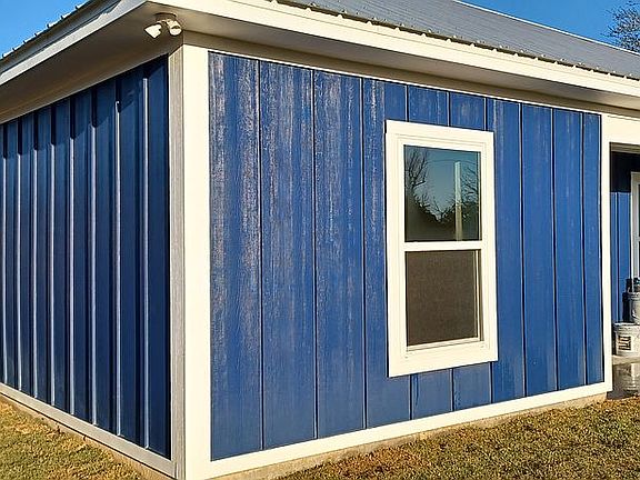 Back yard view with bedroom 