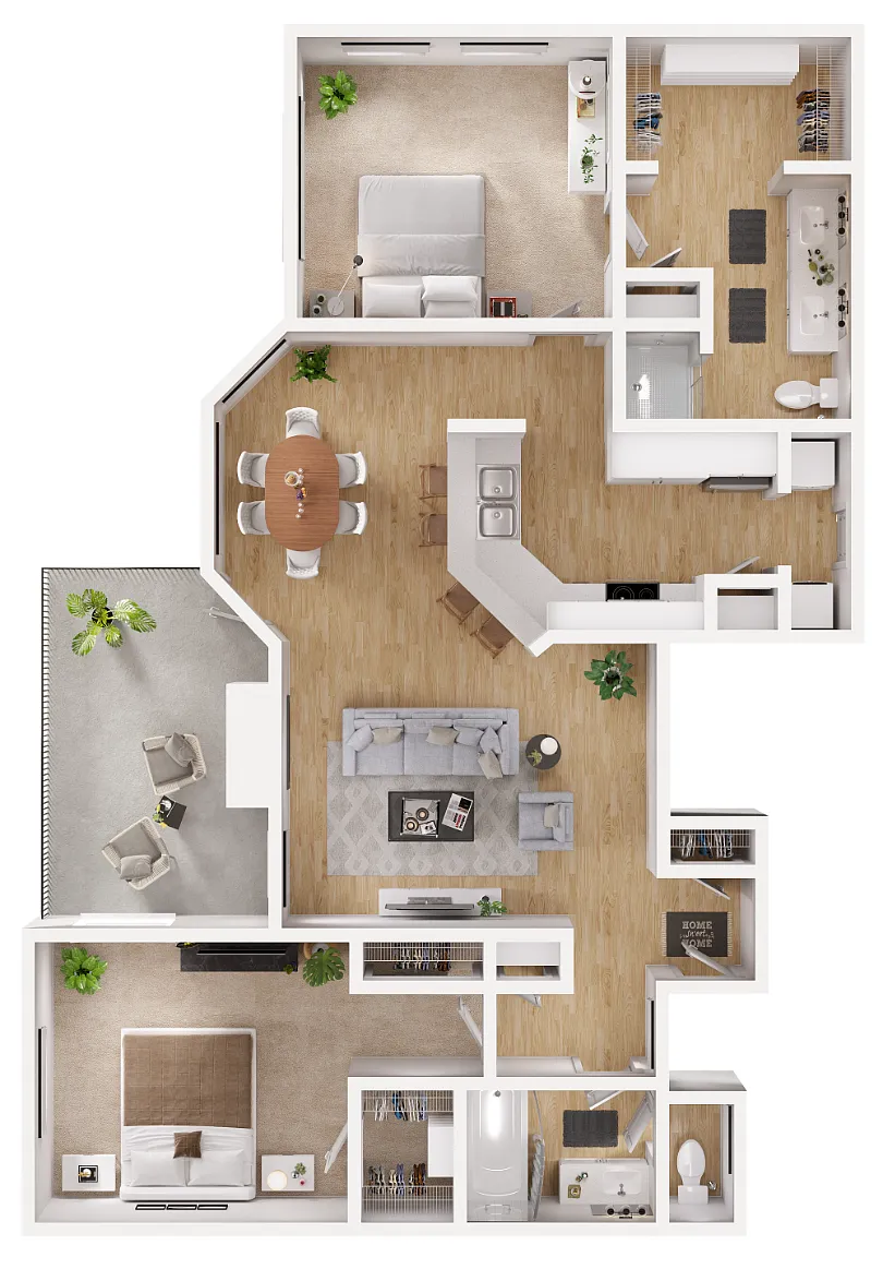 Floor plan Redbud