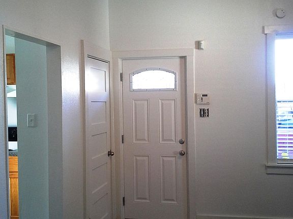 Front entry, with coat closet.