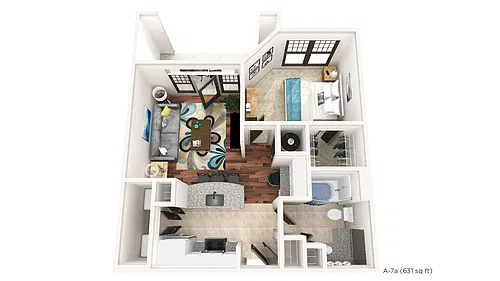 Floor plan A7A