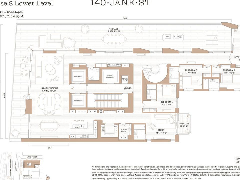 2nd image of 140 Jane St #Penthouse 8