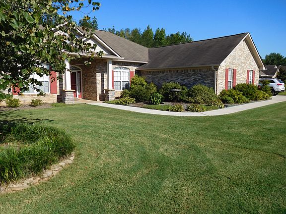 Mature landscaping