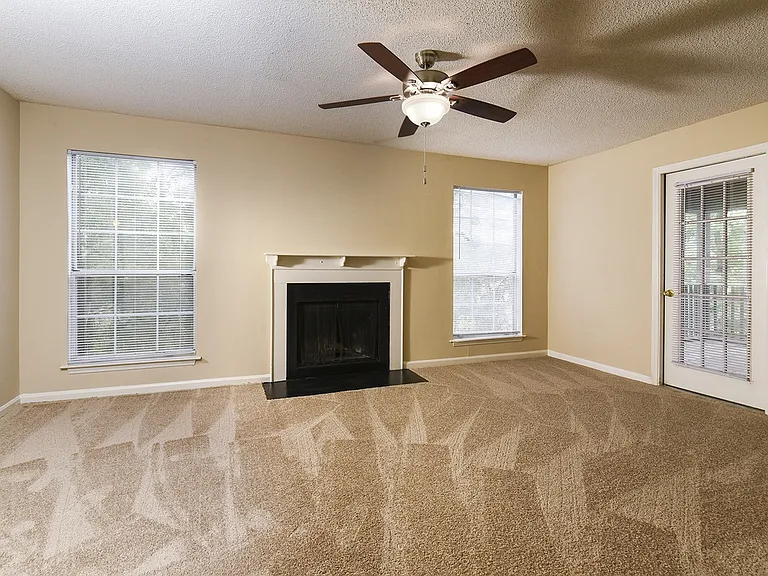 Sedgfield Living Area with Fireplace