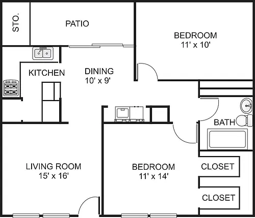 Floor plan B1