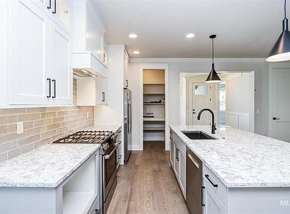Kitchen with pantry