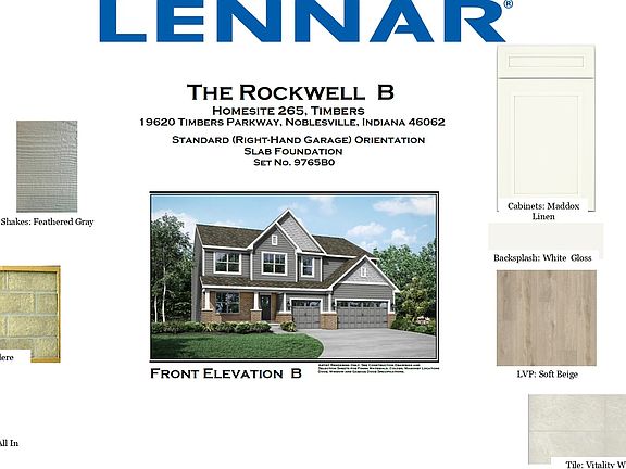 Timbers 265 Rockwell Color Board