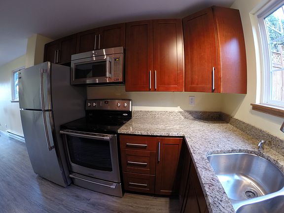 Kitchen- stainless steel appliances