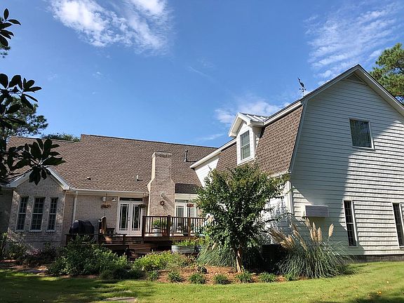 Rear view of home