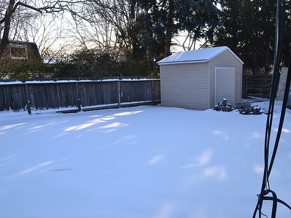 Large Back Yard With Shed